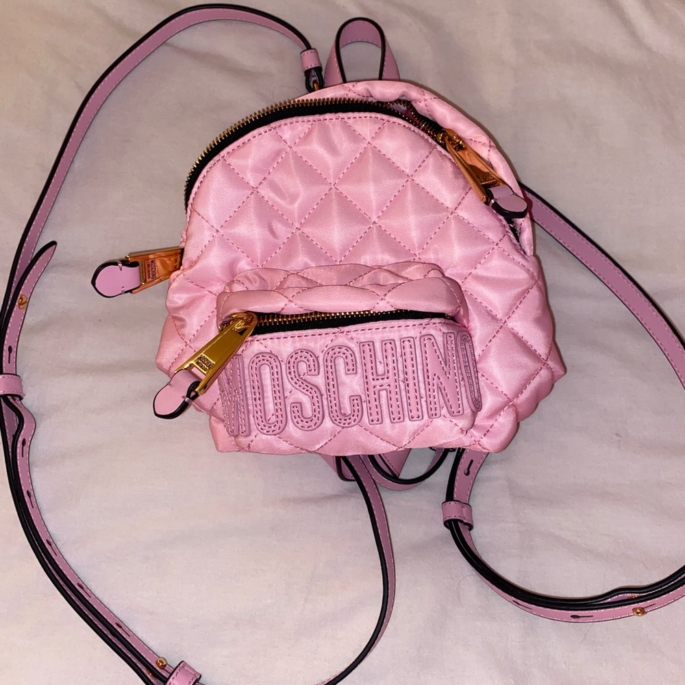 MOSCHINO MINI QUILTED BACKPACK